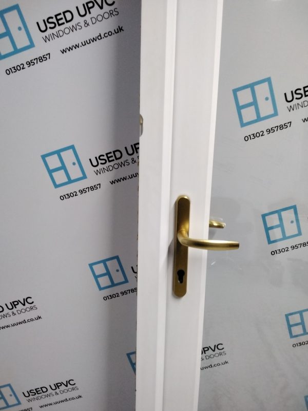Used White Upvc Back Door 925mm x 2025mm 0244 - Image 6