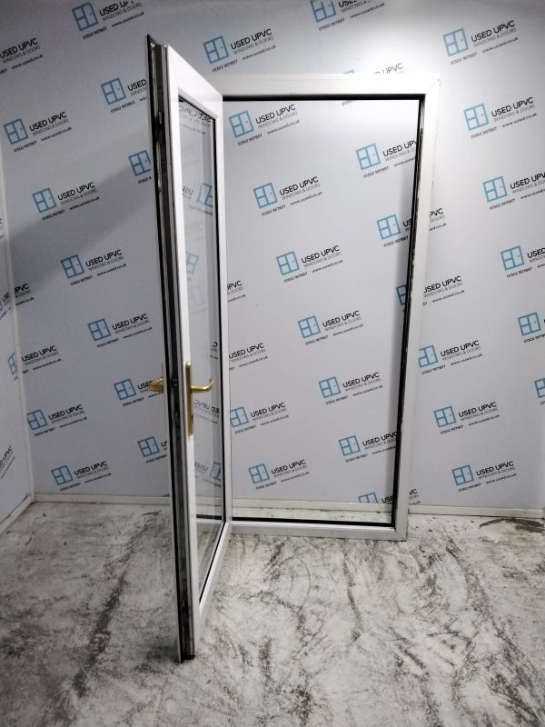 Used White Upvc Back Door 925mm x 2025mm 0244 - Image 3