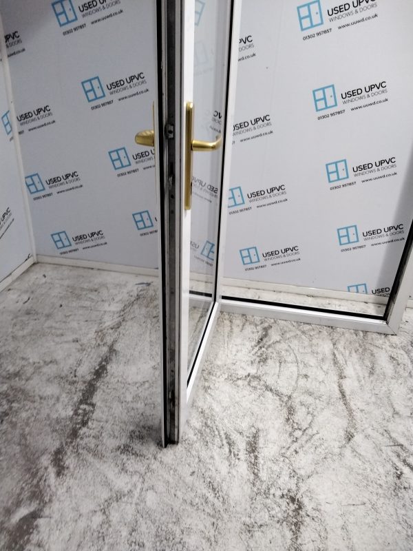 Used White Upvc Back Door 925mm x 2025mm 0244 - Image 5