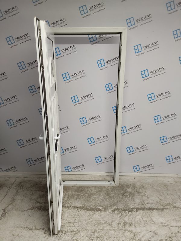 Used White Upvc Front Door 915mm x 2040mm (reduce to 895mm) 0251 - Image 3