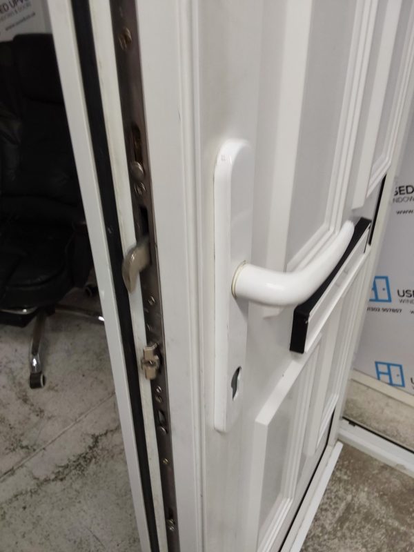 Used White Upvc Front Door 915mm x 2040mm (reduce to 895mm) 0251 - Image 5
