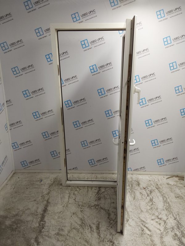Used White Upvc Stable Back Door 850mm x 2070mm 0263 - Image 3
