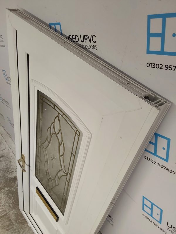 Used White Upvc Front Door 860mm x 2025mm 0270 - Image 4