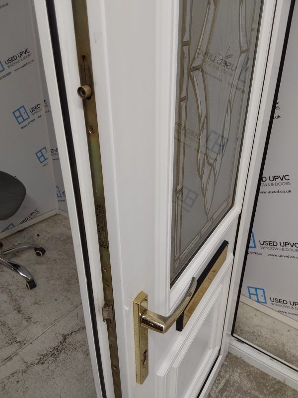 Used White Upvc Front Door 860mm x 2025mm 0270 - Image 6