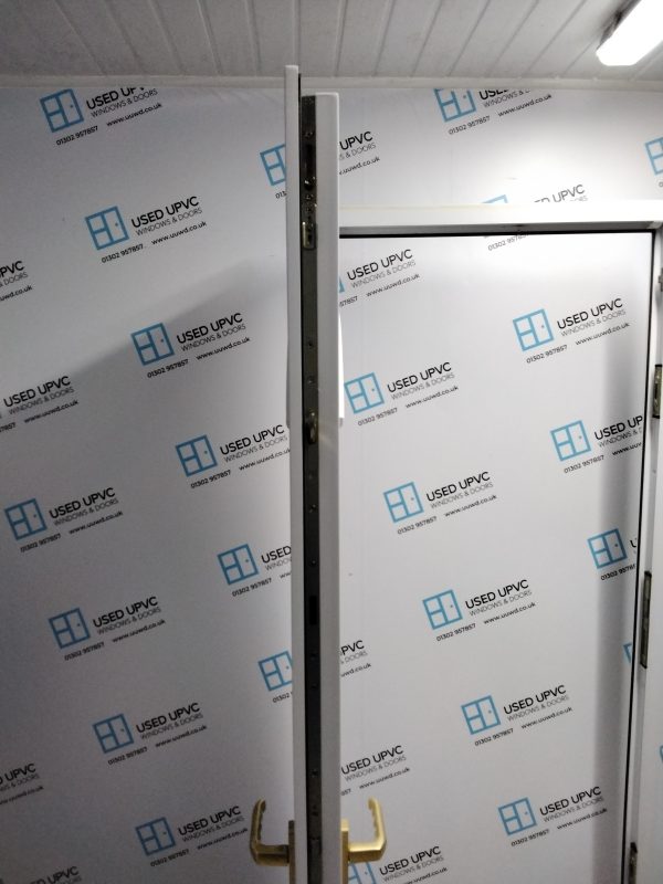 Used White Upvc Front Door 900mm x 2030mm 0087 - Image 4