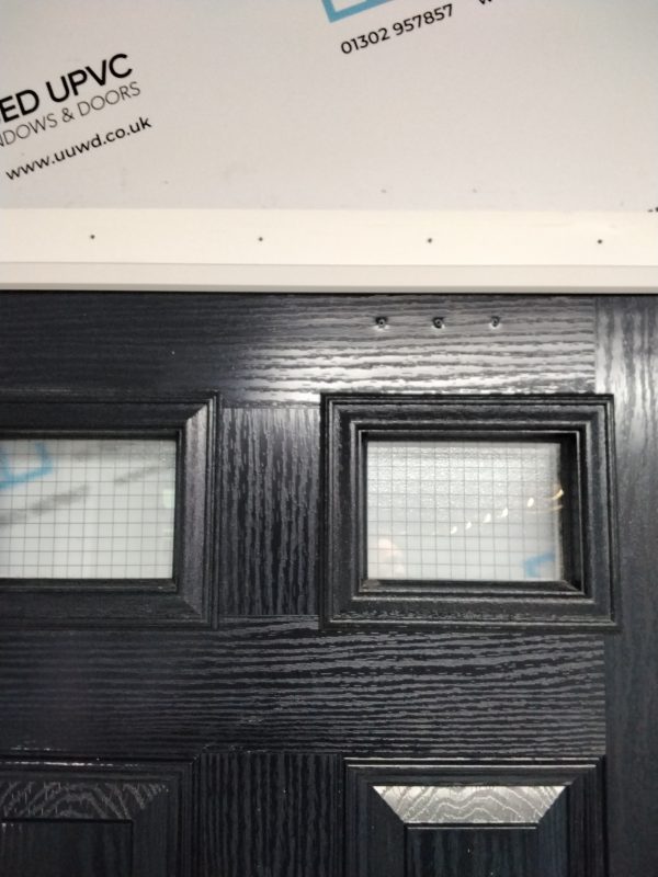 Used Dark Blue Composite Front Door 900mm x 2020mm 0221 - Image 6