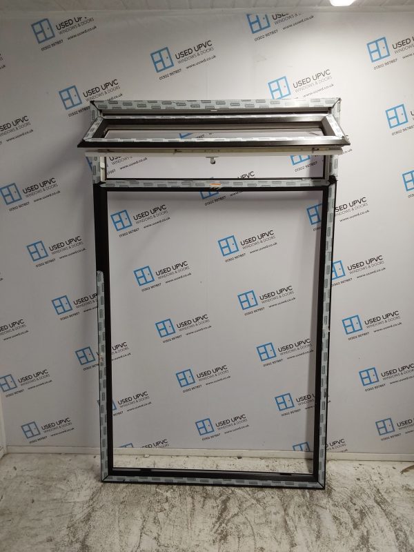 Brand New Black Upvc Window Frame (unglazed)1220mm x 2025mm C5006 - Image 3