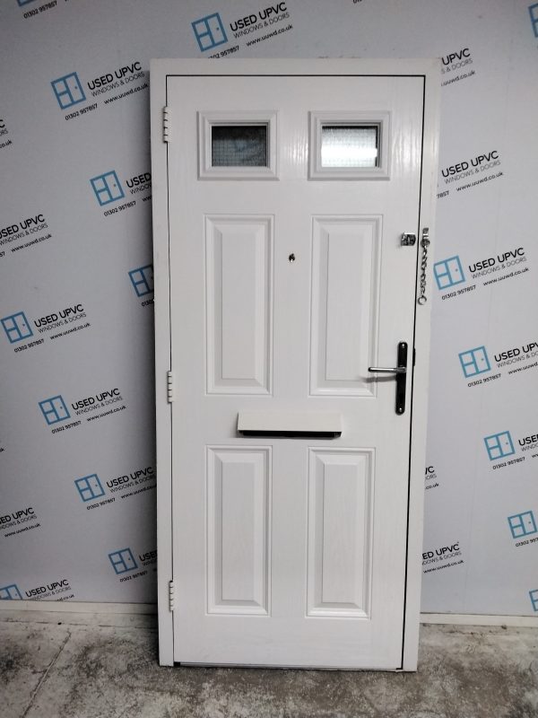 Used Dark Blue Composite Front Door 900mm x 2020mm 0221 - Image 2