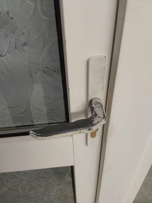 Used White Upvc French Doors 1265mm x 2020mm (reduce to 1225mm) EA3 - Image 10