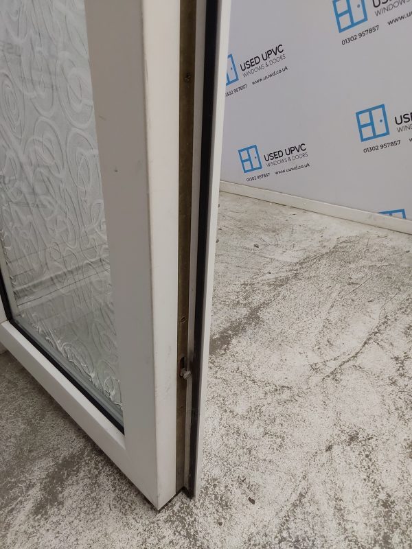 Used White Upvc French Doors 1265mm x 2020mm (reduce to 1225mm) EA3 - Image 7