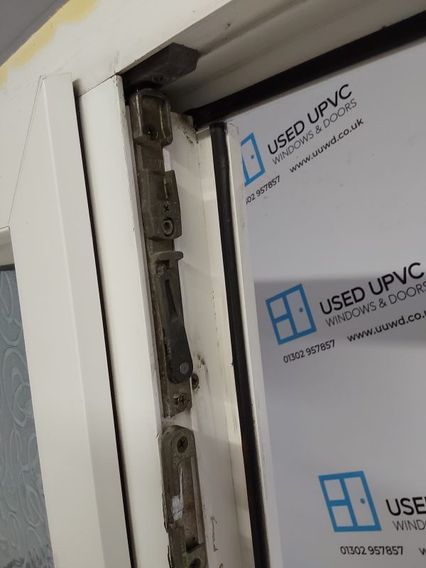 Used White Upvc French Doors 1265mm x 2020mm (reduce to 1225mm) EA3 - Image 9