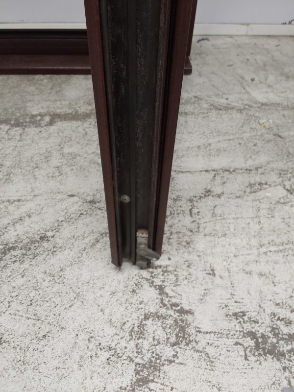 Used Woodgrain Upvc French Doors 1795mm x 2100mm (reduce to 1755mm) EA5 - Image 9