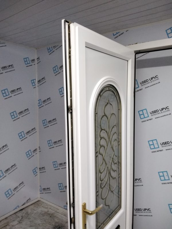 Used White Upvc Front Door 880mm x 2110mm 0011 - Image 4
