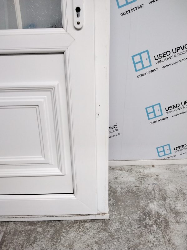 Used White Upvc Back Door 850mm x 2070mm 0276 - Image 6