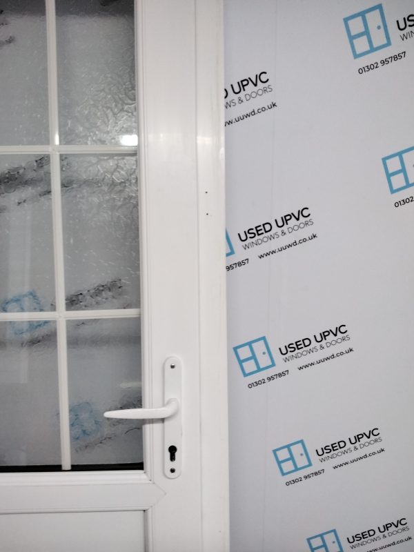 Used White Upvc Back Door 850mm x 2070mm 0276 - Image 7