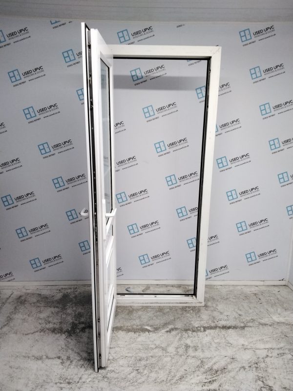 Used White Upvc Back Door 850mm x 2070mm 0276 - Image 3