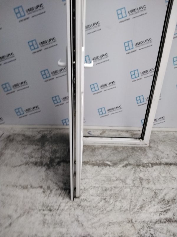 Used White Upvc Back Door 850mm x 2070mm 0276 - Image 5