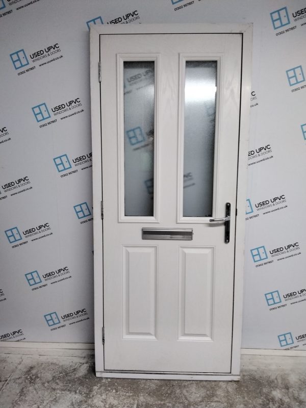 Used Anthracite Grey Composite Front Door 905mm x 2110mm 0102 - Image 2