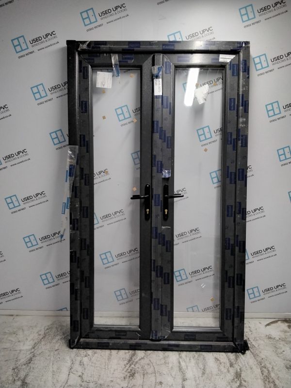 Brand New Anthracite Grey Upvc French Doors 1185mm x 2060mm EA12 - Image 2