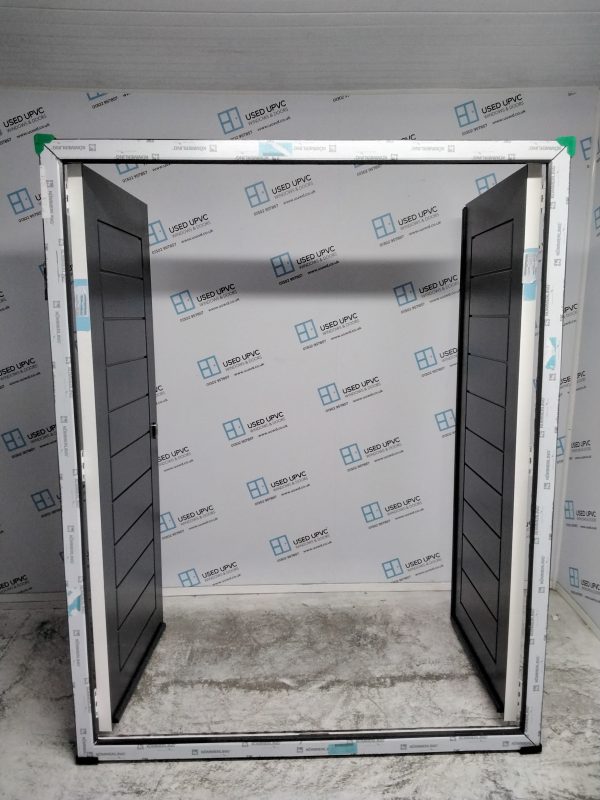 Brand New Anthracite Grey Composite French Doors 1600mm x 2030mm EA9 - Image 3