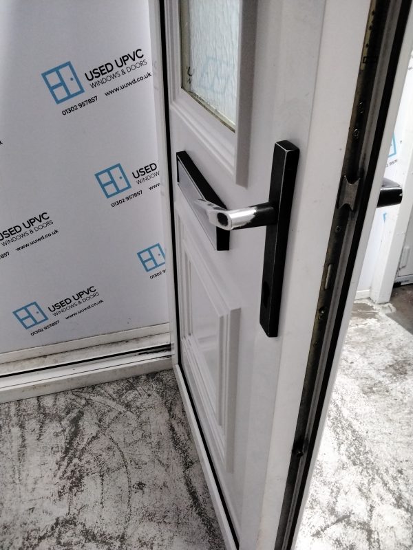 Used White Upvc Front Door 925mm x 2040mm 0006 - Image 6