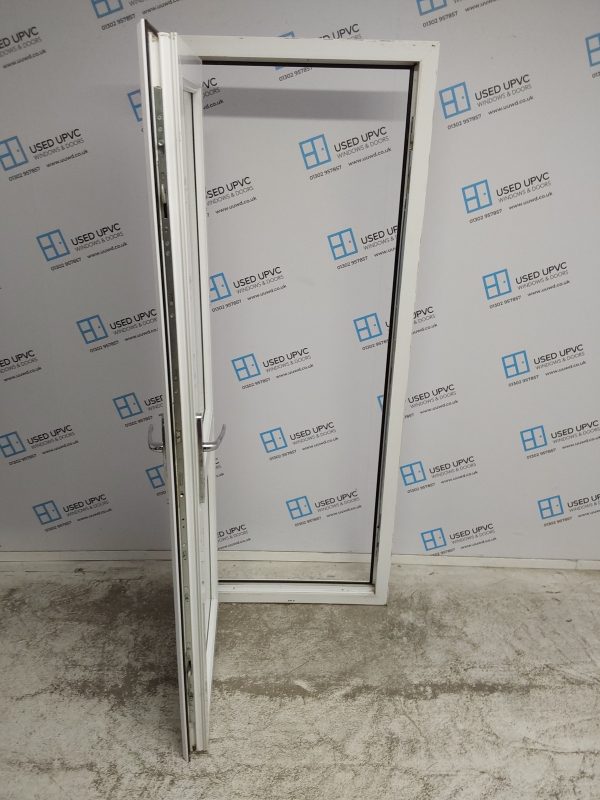 Used White Upvc Back Door (outwards opening) 760mm x 1955mm 0187 - Image 3