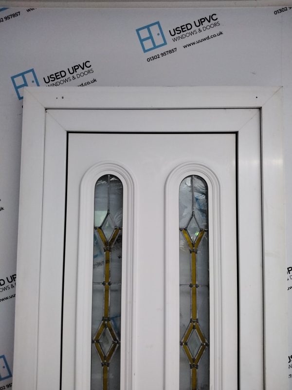 Used White Upvc Front Door 900mm x 2085mm 0011 - Image 6