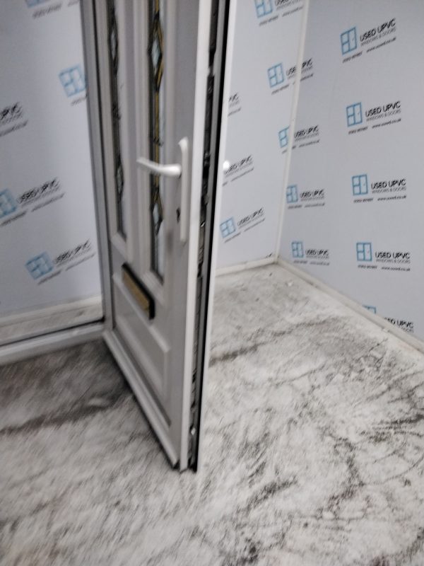 Used White Upvc Front Door 900mm x 2085mm 0011 - Image 5