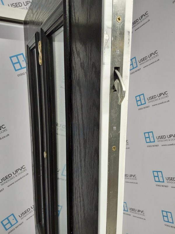 Used black Composite Front Door 990mm x 2090mm 0317 - Image 4