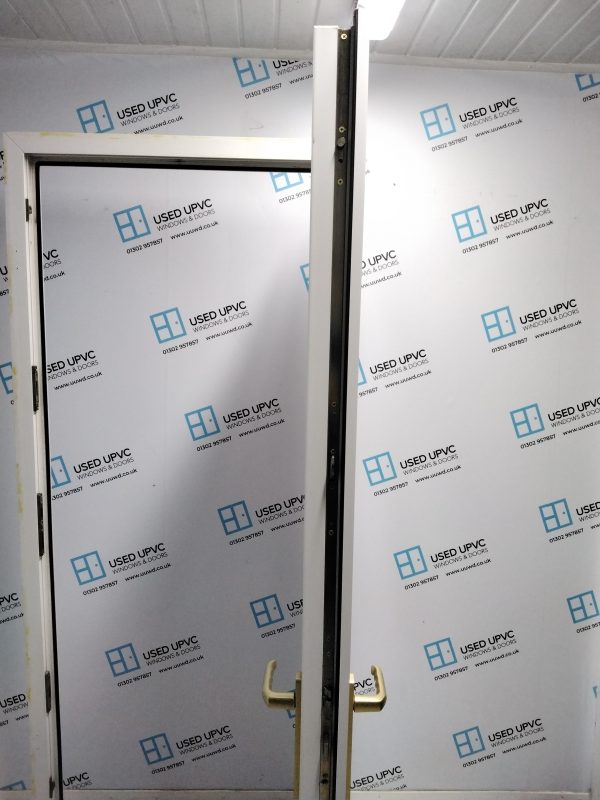 Used White Upvc Front Door 875mm x 2060mm 0328 - Image 4