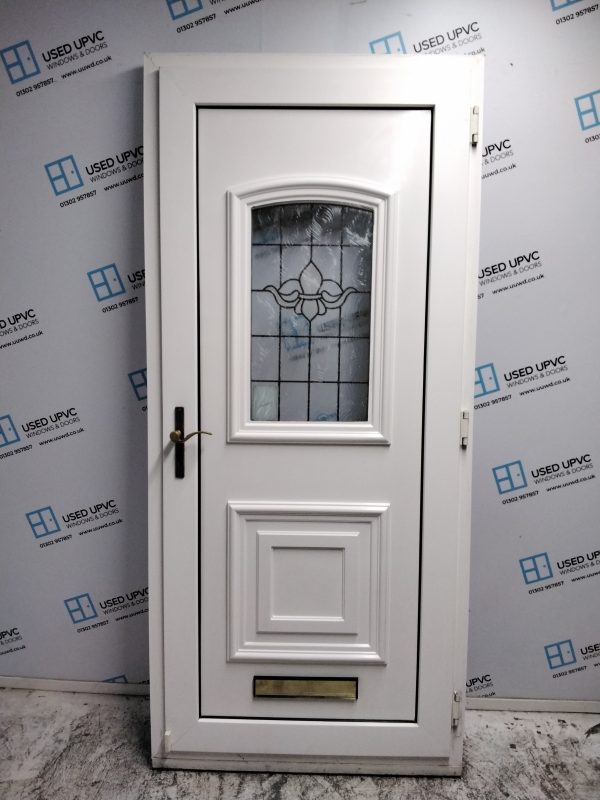 Used White Upvc Front Door 930mm x 2065mm 0334 - Image 2