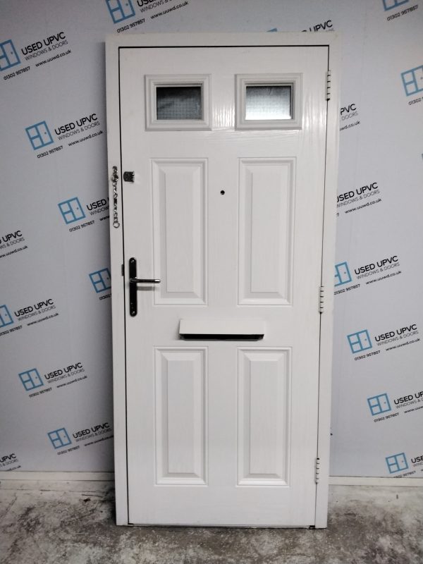 Used Dark Blue Composite Front Door 900mm x 2010mm 0356 - Image 2