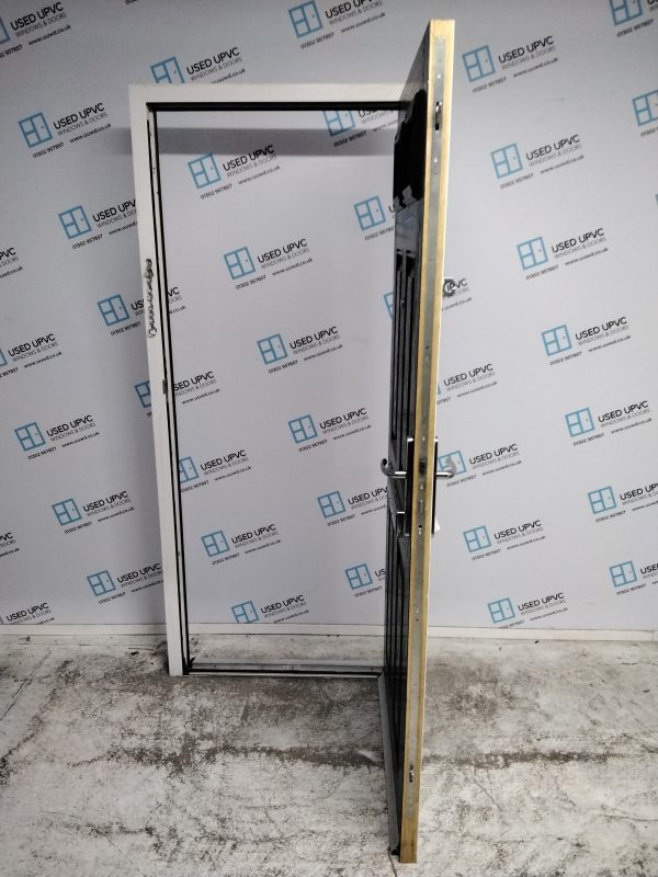 Used Dark Blue Composite Front Door 900mm x 2010mm 0356 - Image 3