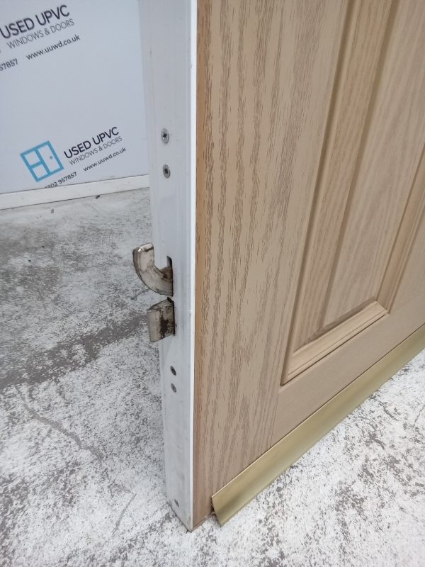 Used Oak Composite Front Door 920mm x 2010mm 0355 - Image 6