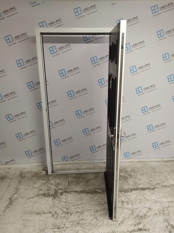 Used Black Composite Front Door 995mm x 2040mm 0222 - Image 3