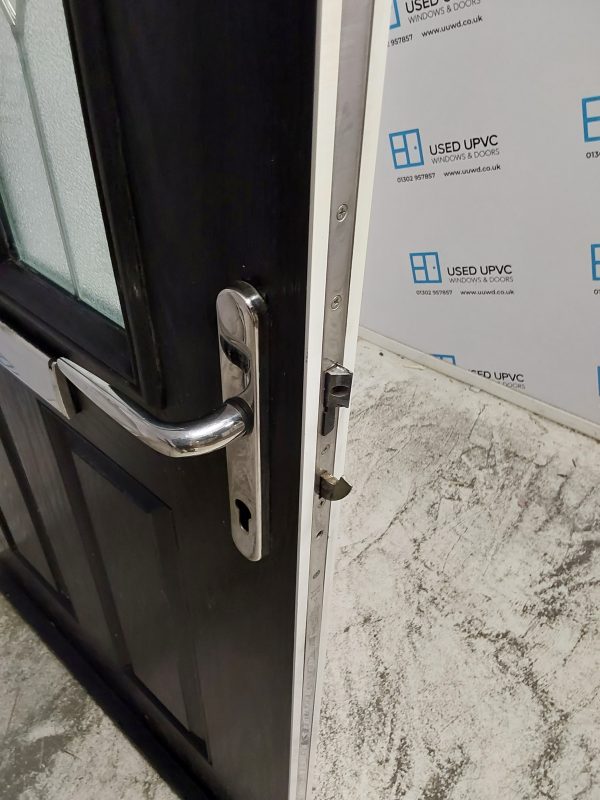 Used Black Composite Front Door 995mm x 2040mm 0222 - Image 6