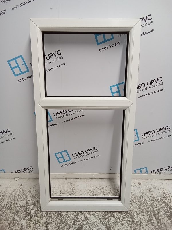 Brand New White Upvc Window Frame (Unglazed) 525mm x 1050mm USW072