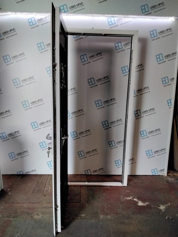 Used Anthracite Grey Upvc Front Door 930mm x 2045mm 0164 - Image 3