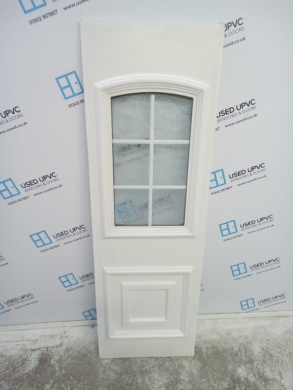 Used White Upvc Back Door Panel 565mm x 1740mm x 28mm UDP0008 - Image 2