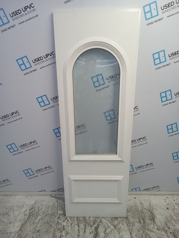 Used White Upvc Back Door Panel 600mm x 1790mm x 28mm UDP0014