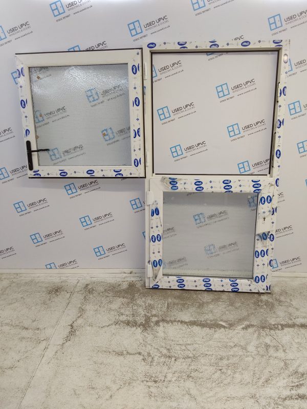 Brand New White Upvc Back Barn Door 1085mm x 2020mm ND23 - Image 4