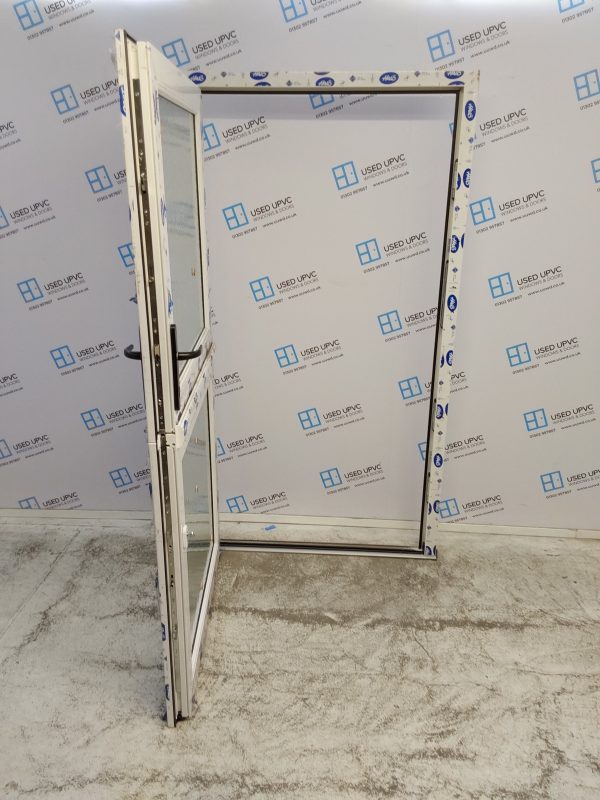 Brand New White Upvc Back Barn Door 1085mm x 2020mm ND23 - Image 3