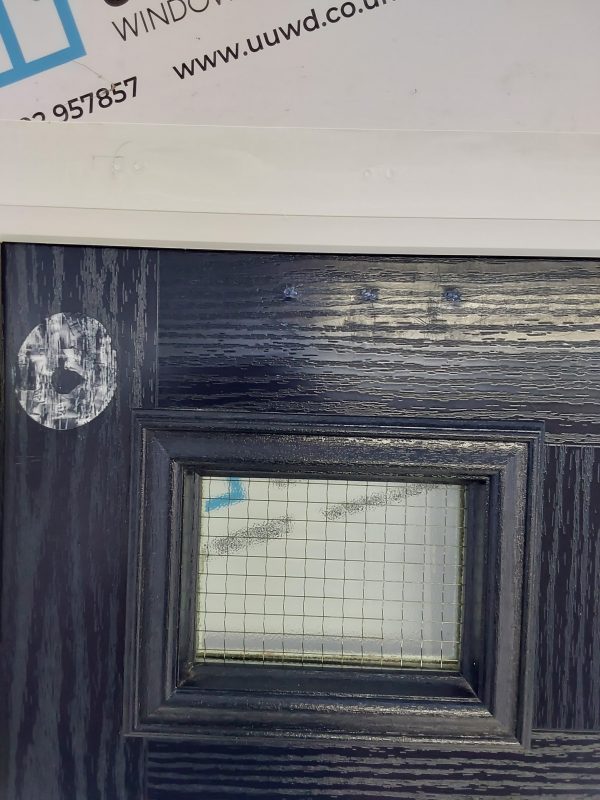 Used Blue Composite Front Door 920mm x 2040mm (reduce to 900mm) 0120 - Image 4