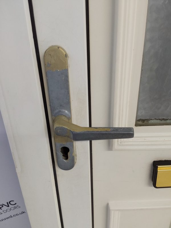 Used White Upvc Front Door 875mm x 2060mm 0281 - Image 4
