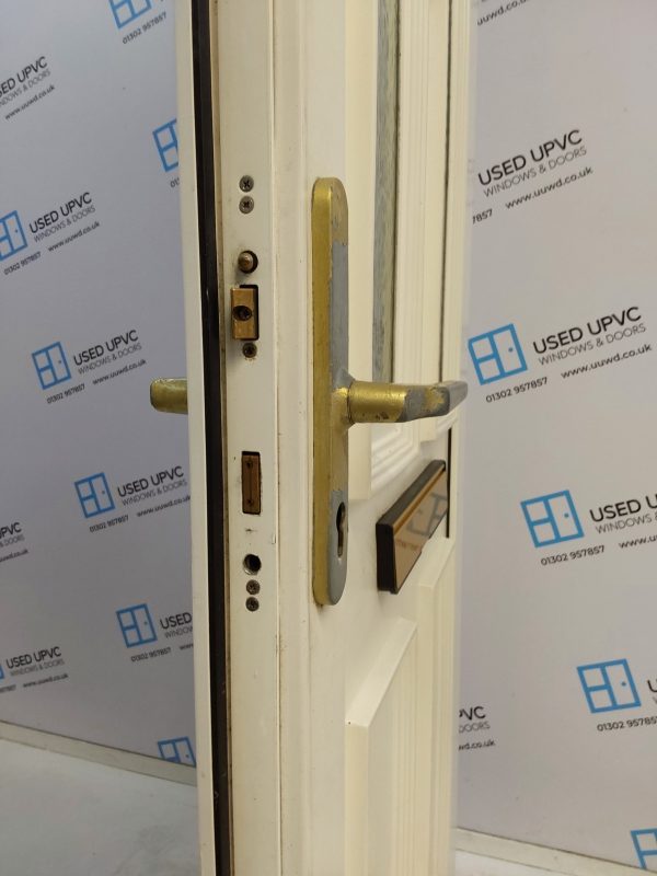 Used White Upvc Front Door 875mm x 2060mm 0281 - Image 7