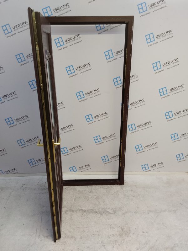 Used Rosewood Upvc Front Door 900mm x 2030mm 0196 - Image 3