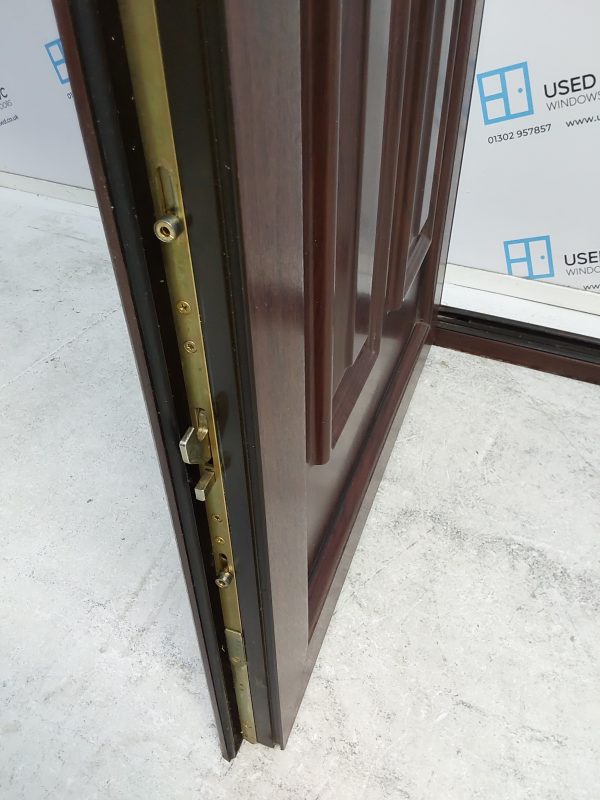 Used Rosewood Upvc Front Door 900mm x 2030mm 0196 - Image 6