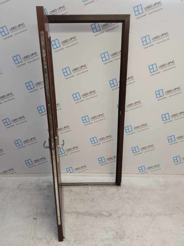 Used Rosewood Composite Front Door 895mm x 2060mm 0242 - Image 3