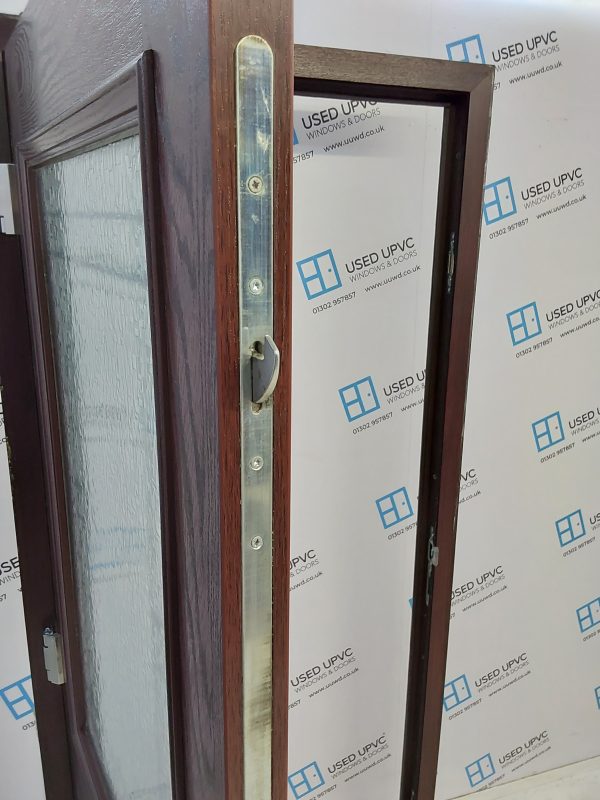 Used Rosewood Composite Front Door 895mm x 2060mm 0242 - Image 4