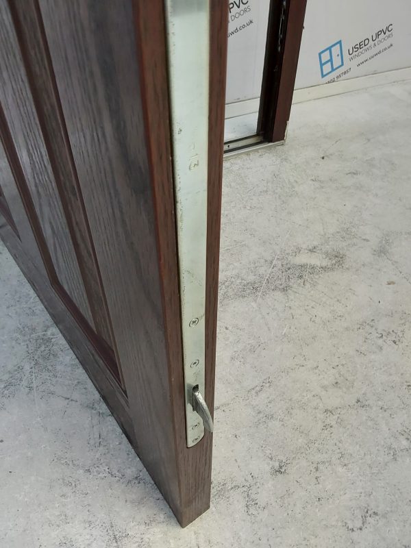 Used Rosewood Composite Front Door 895mm x 2060mm 0242 - Image 6